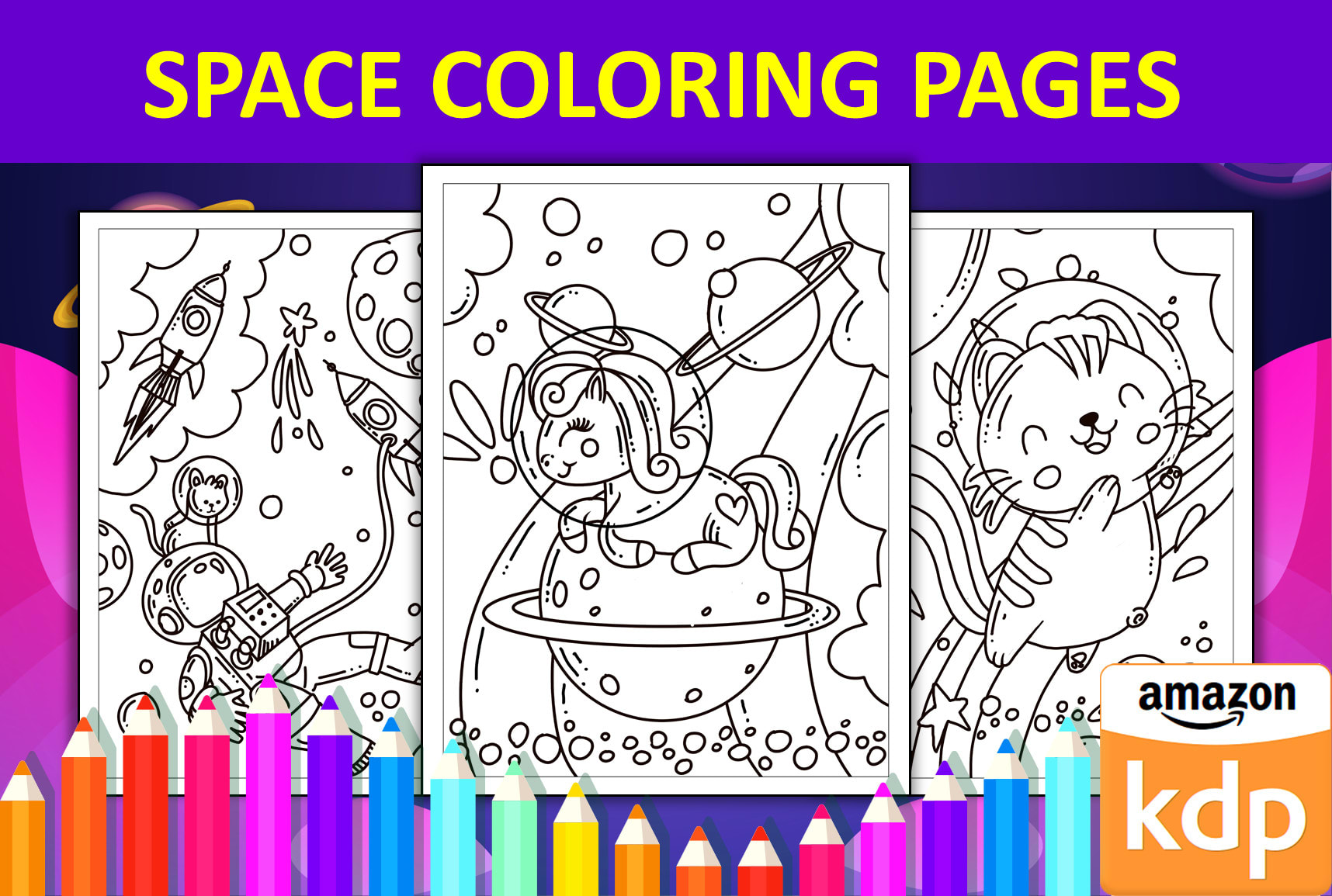 Download Give You 20 Printable Space Coloring Book Pages For Amazon Kdp Or Coloring App By Victoria Unique Fiverr