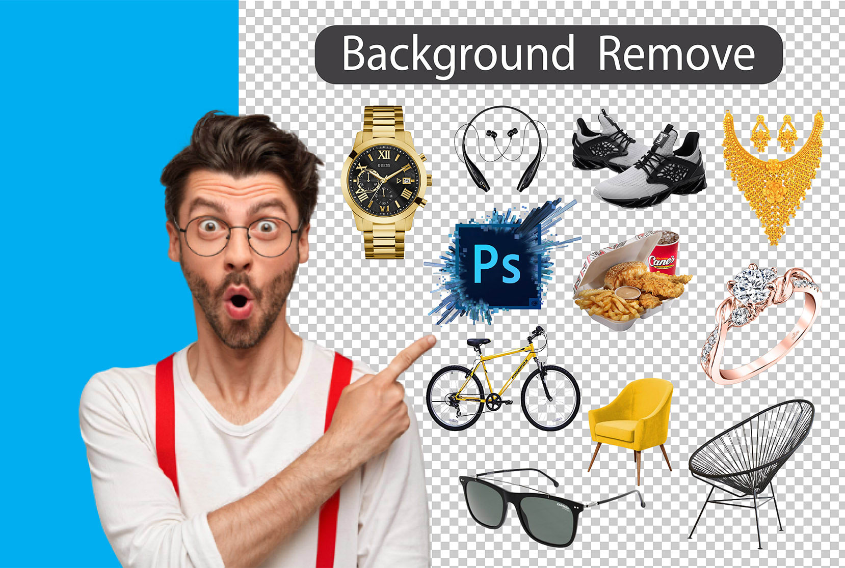 interview konvertering af Remove background and photoshop editing by Creativeali177 | Fiverr