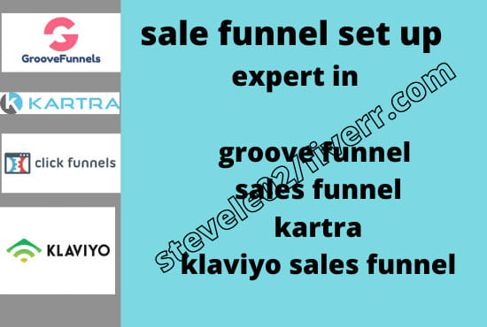 Create Fix Kartra Grove Click Funnel Sales Funnel Affiliate Funnel By Stevele02 Fiverr