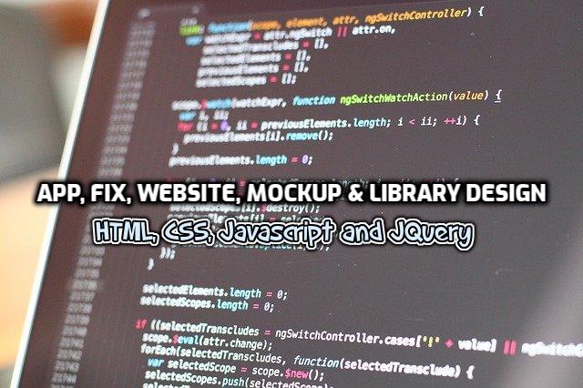 Download Do Html Css Javascript And Jquery Task By Msdagiya Fiverr