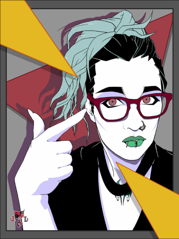 teleurstellen aansporing Levering Draw a portrait in the style of patrick nagel by Ashsomethingart | Fiverr