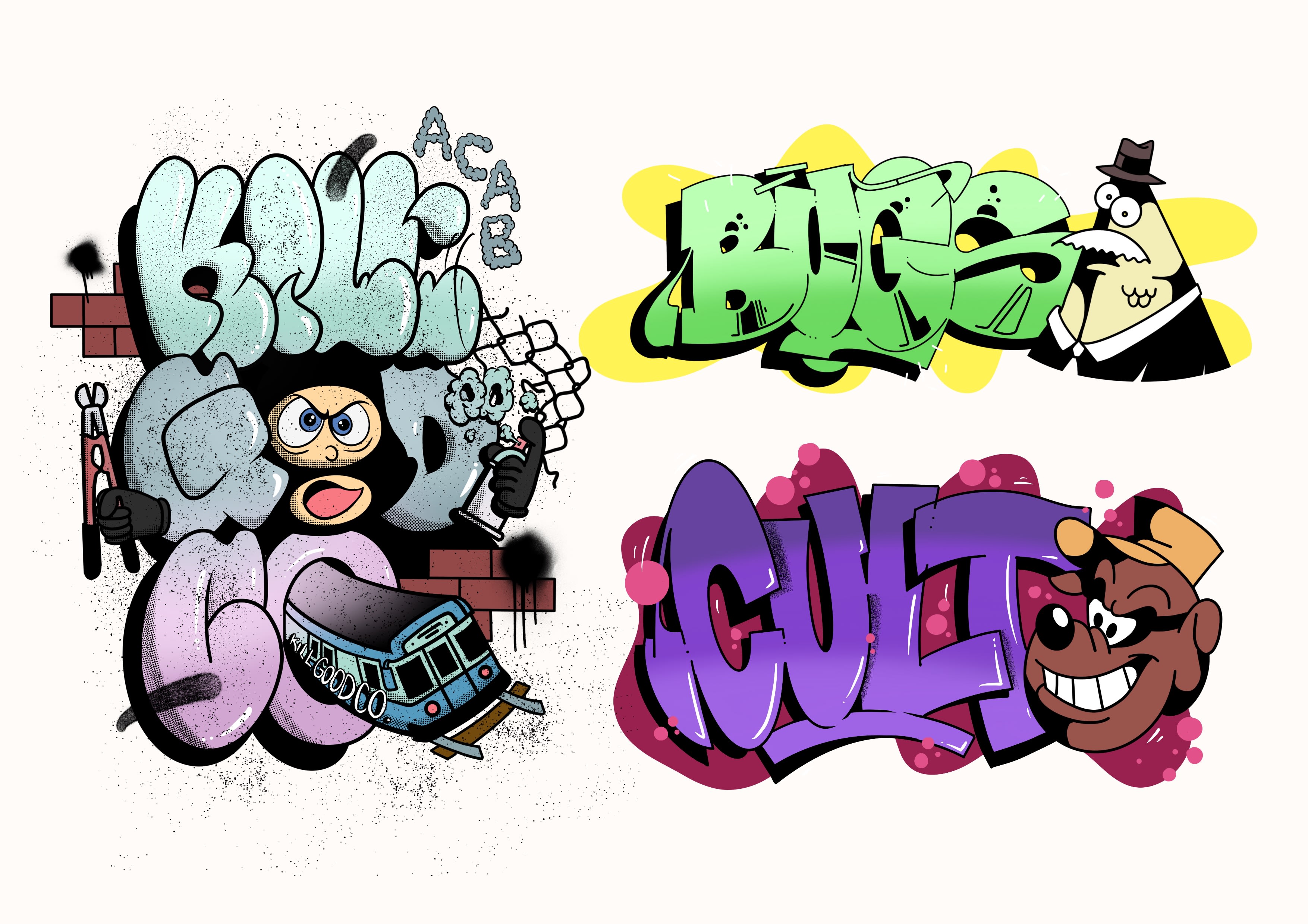OFFICIAL Cuphead Merchandise & T-Shirts  Graffiti style art, Graffiti  drawing, Mini drawings