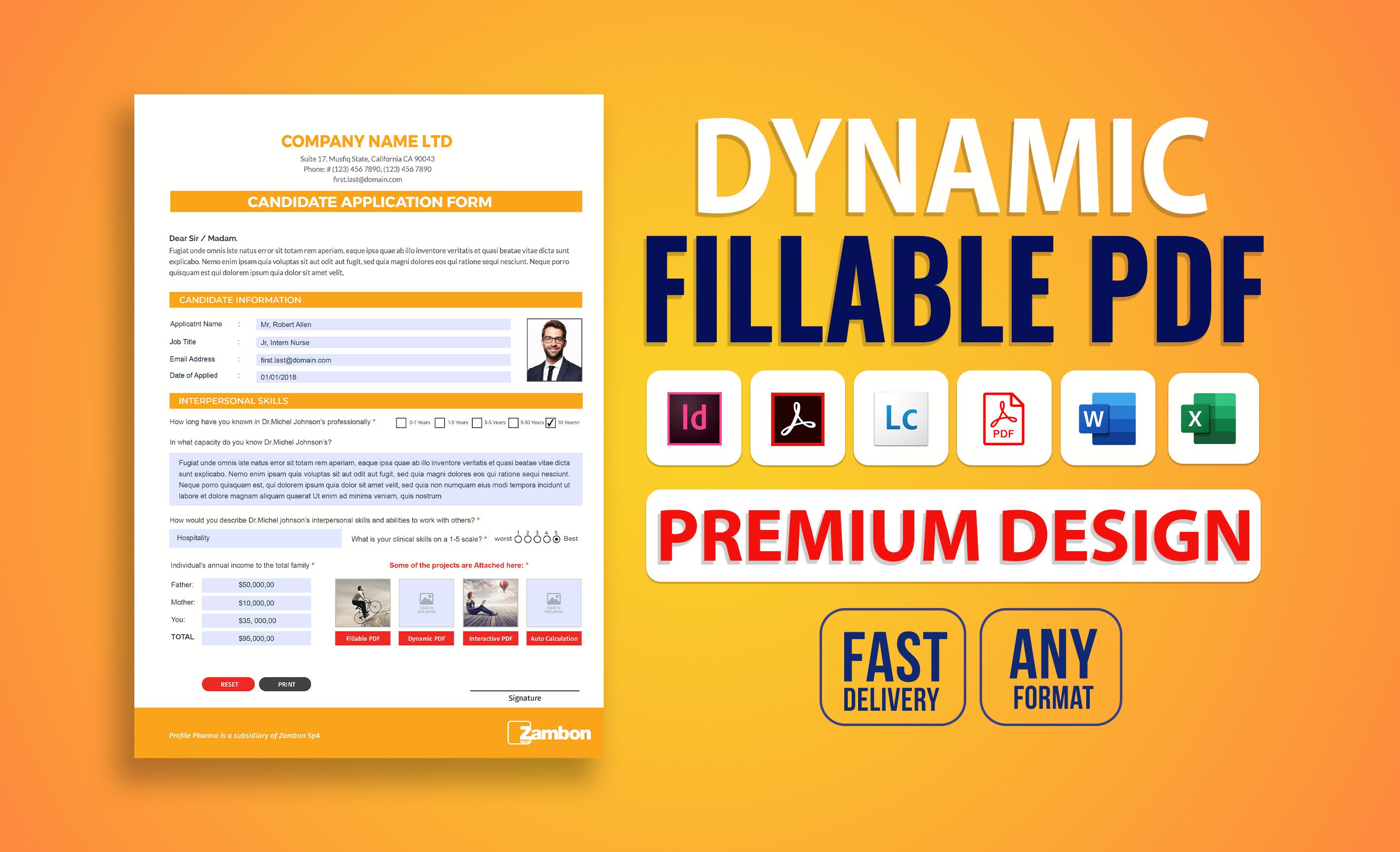 Create fillable pdf form and design form by Musfiq_the_pro | Fiverr