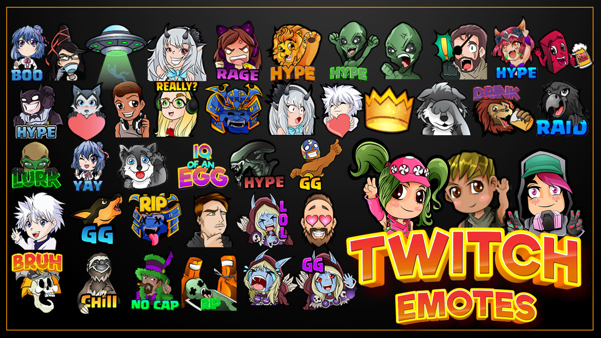 Digital Art & Collectibles Twitch Sub Emotes Youtube and community ...