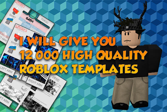 Give You 12k High Quality Roblox Clothing Templates By Bloxcord Fiverr - roblox shirt folder