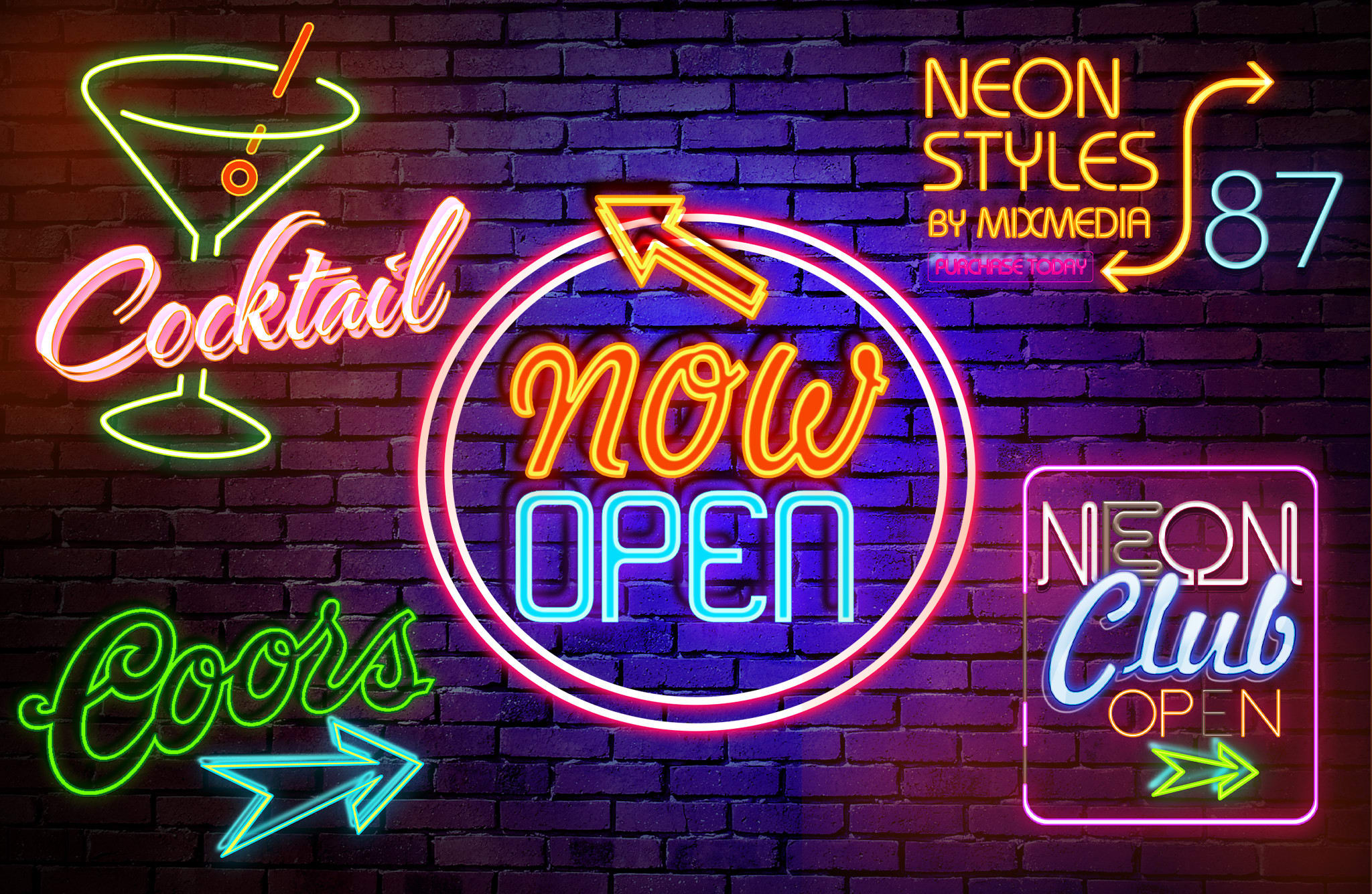 Do 3 Neon Sign Board Glow Light Cafe Bar Shop Logo Or Add Effect By  Aneesmehdid | Fiverr