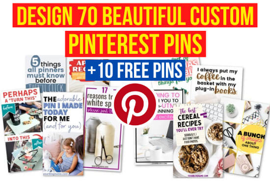 Design 70 beautiful custom pinterest pins by Madeeha_latif