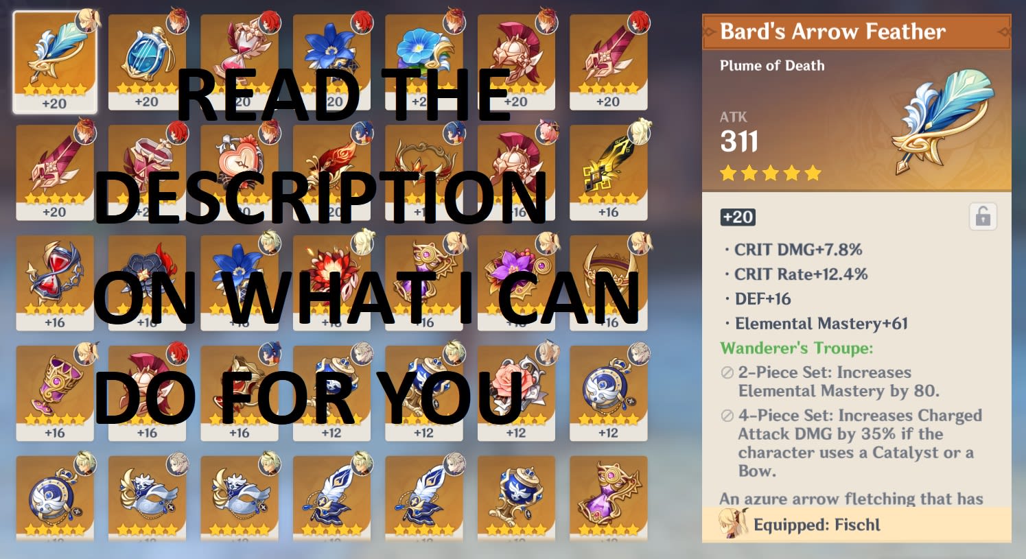 Do Anything You Need In Genshin Impact By Rhygin17 Fiverr