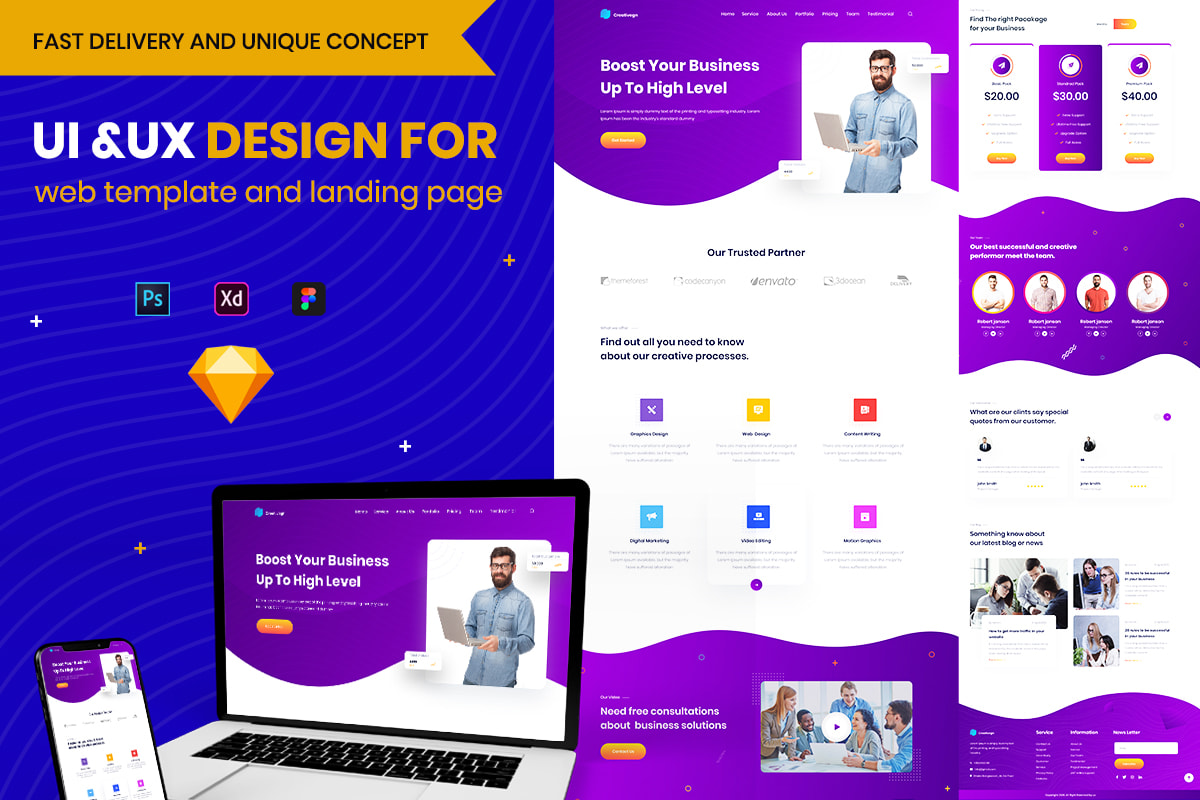 Totally Free Website Templates for Download | Theme-UI