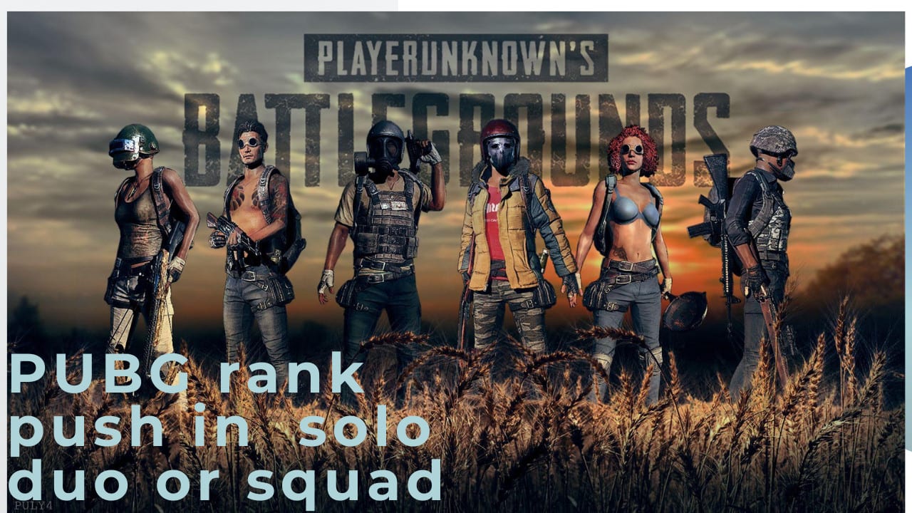 Push Pubg Rank Ace Or Conqueror In Solo Duo Squad By Bilalrafique629 Fiverr