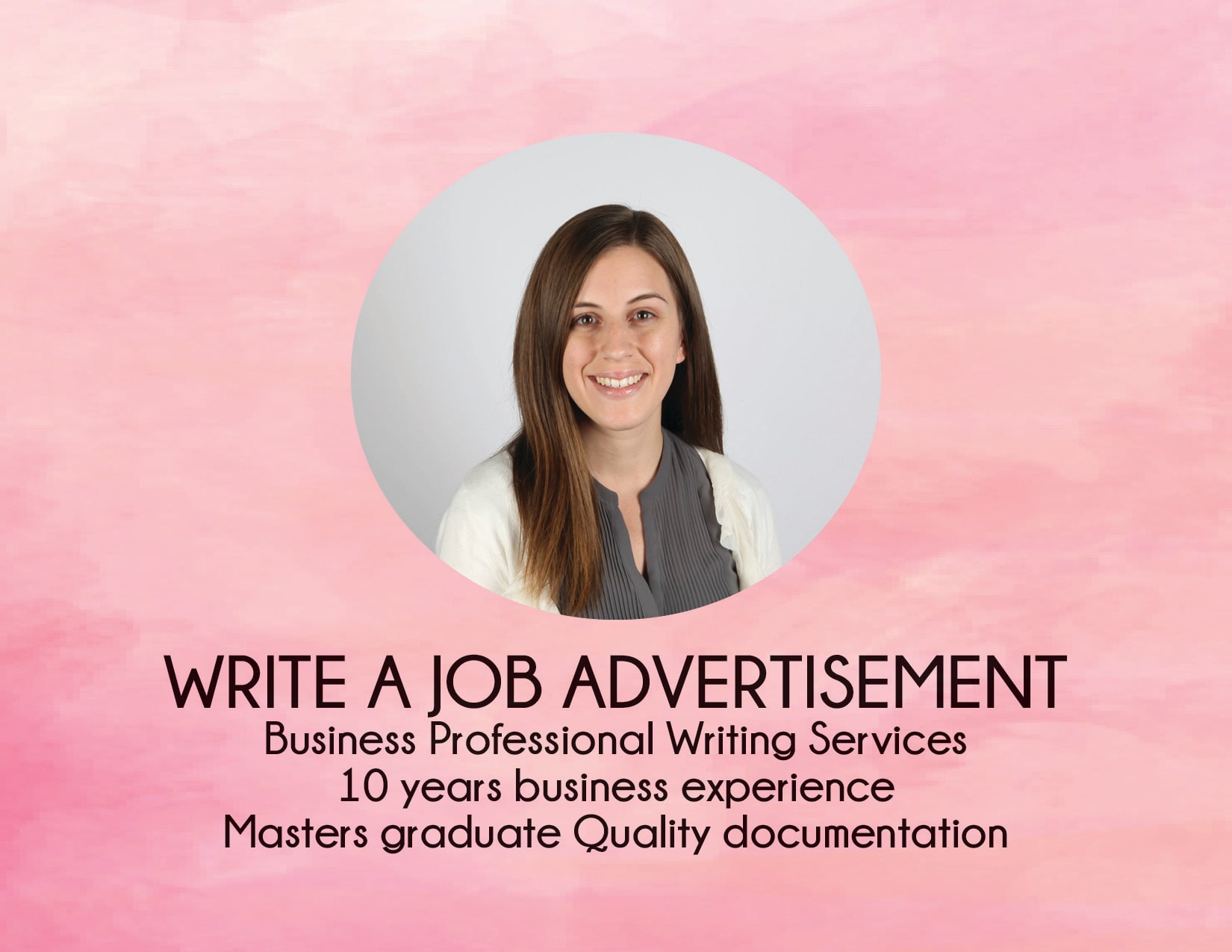 Write your job advertisements by Hlmmurphy  Fiverr