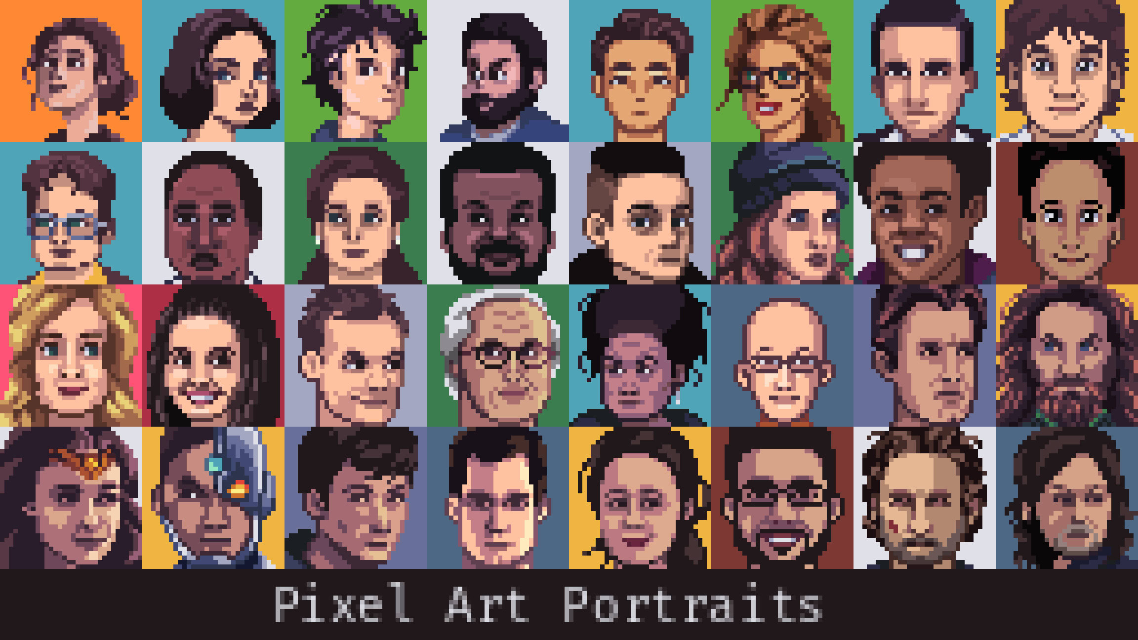 Pixel art portrait of Collection