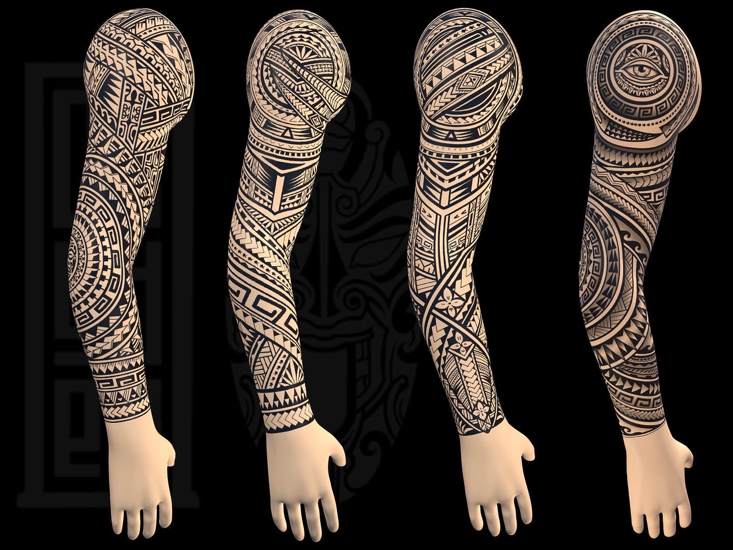 Create an original polynesian,tribal tattoo design for you by Markclyde_03  | Fiverr