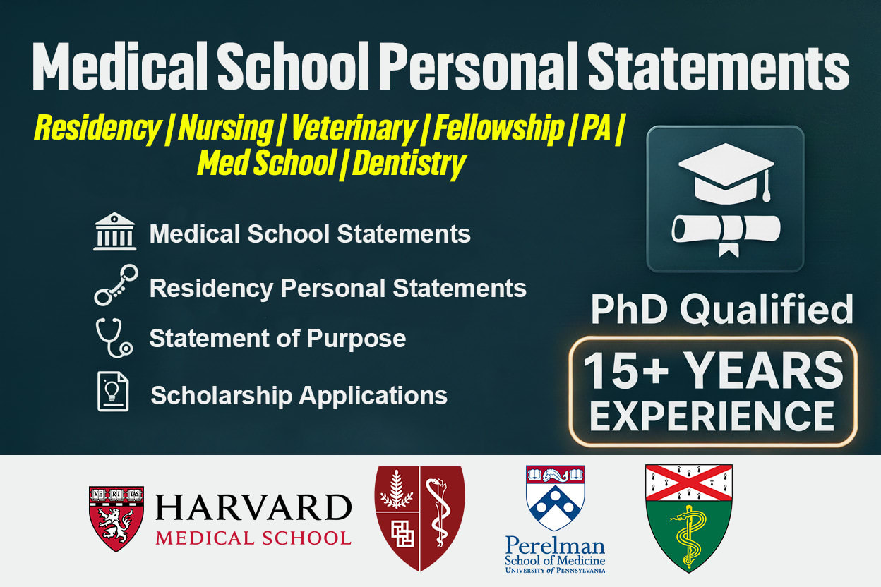 Expertly edit your personal statement for residency medical school or fellowship by Uchiha0009 Fiverr