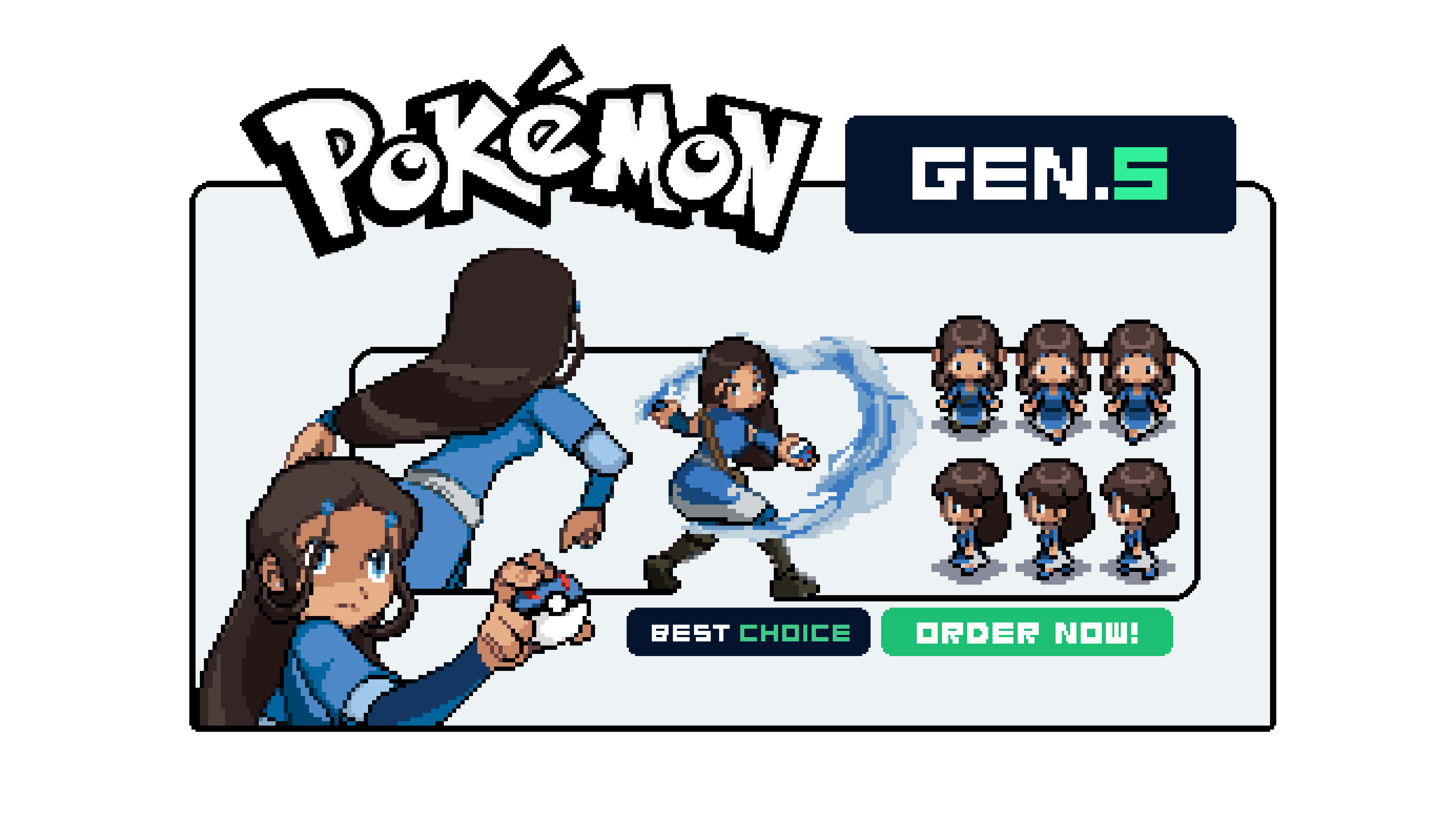Create Gen Custom Pokemon Overworld Trainer Sprite Sh - vrogue.co