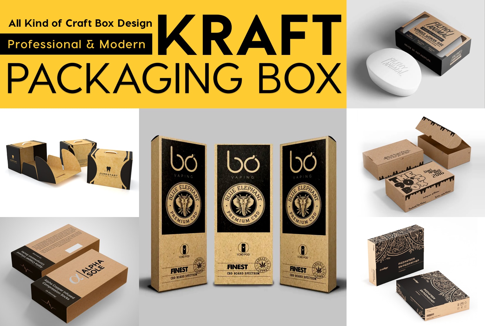 Créer une excellente boîte kraft, concevoir une boîte d'emballage artisanale