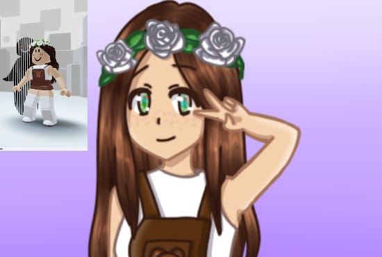 Avatar of a girl character in roblox