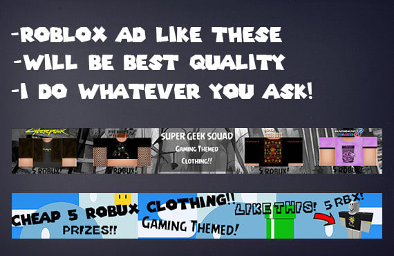 Make You A Great Roblox Ad For Your Roblox Clothing Group By Aaronaaron1239 Fiverr - best roblox clothing groups
