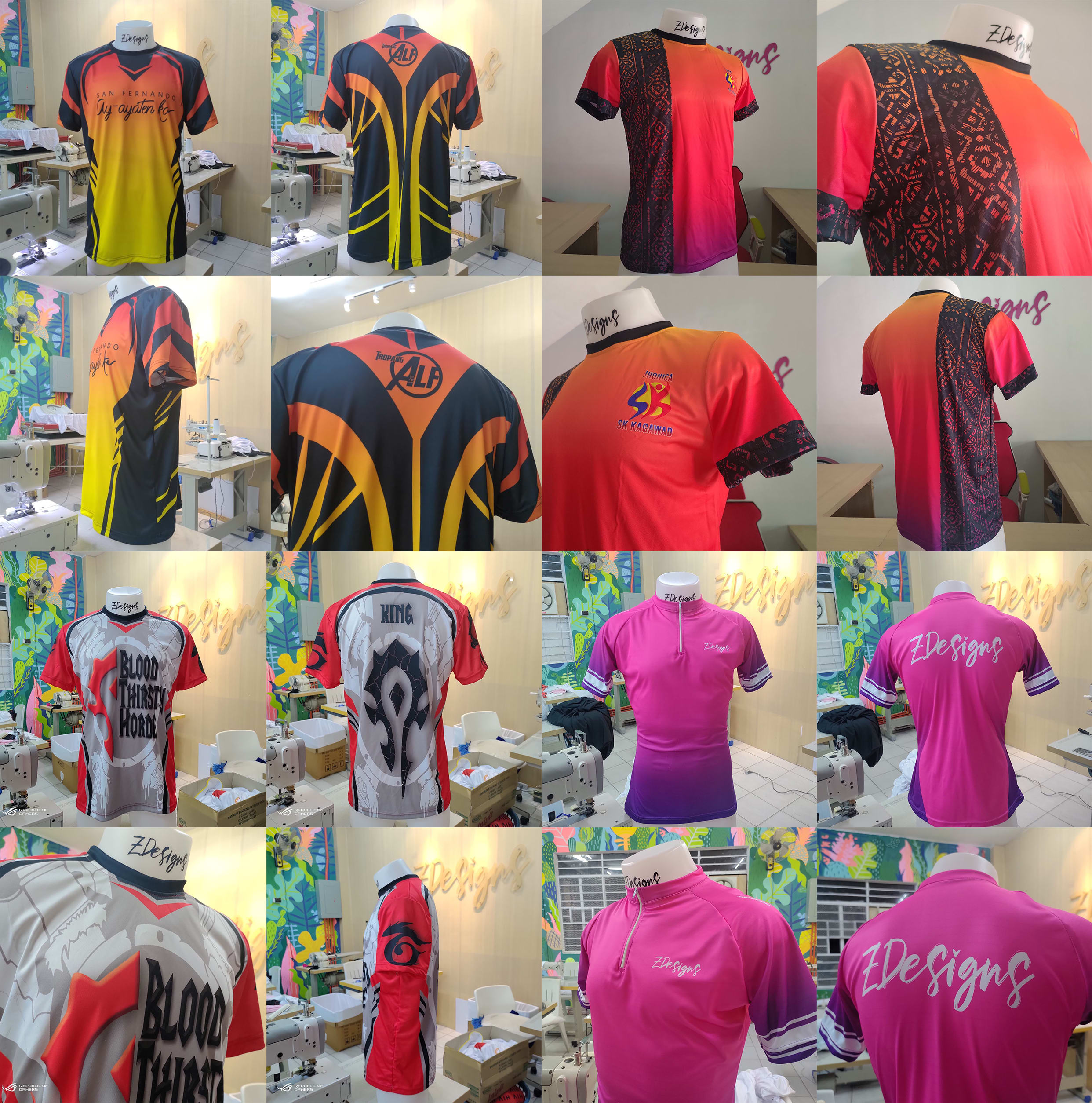 full bleed sublimation jersey