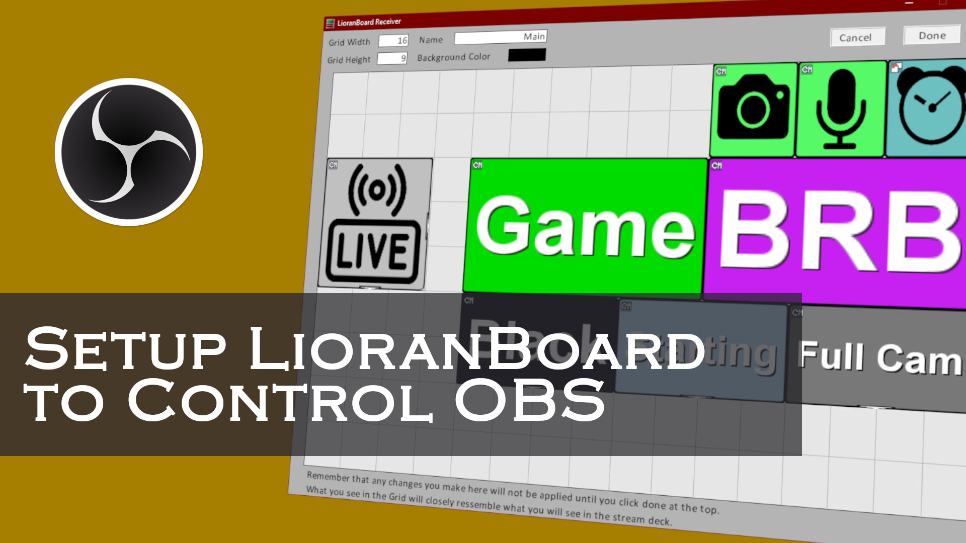 Setup lioranboard for use with obs studio by Zensmann | Fiverr