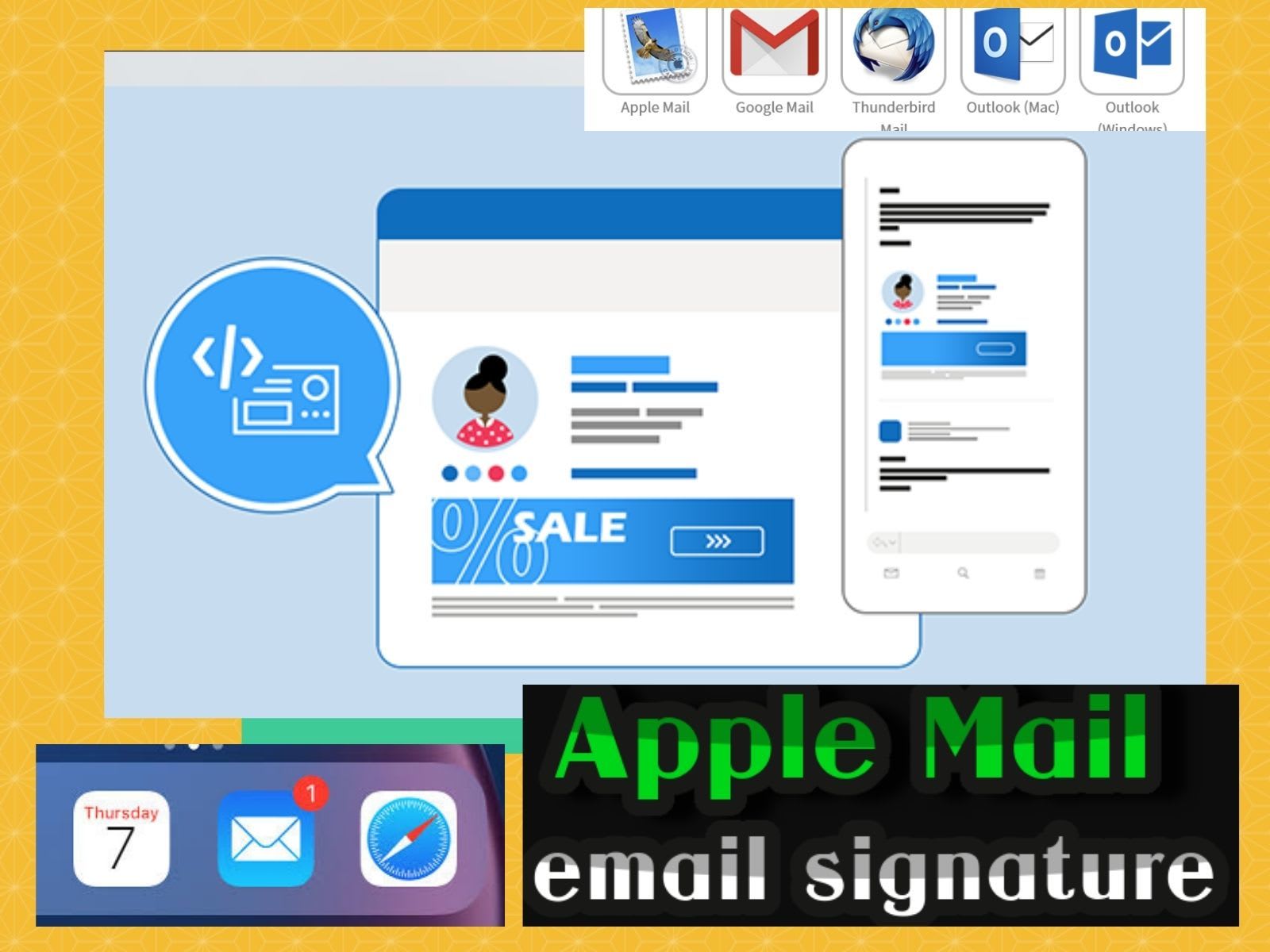 create an html email signature for mac mail