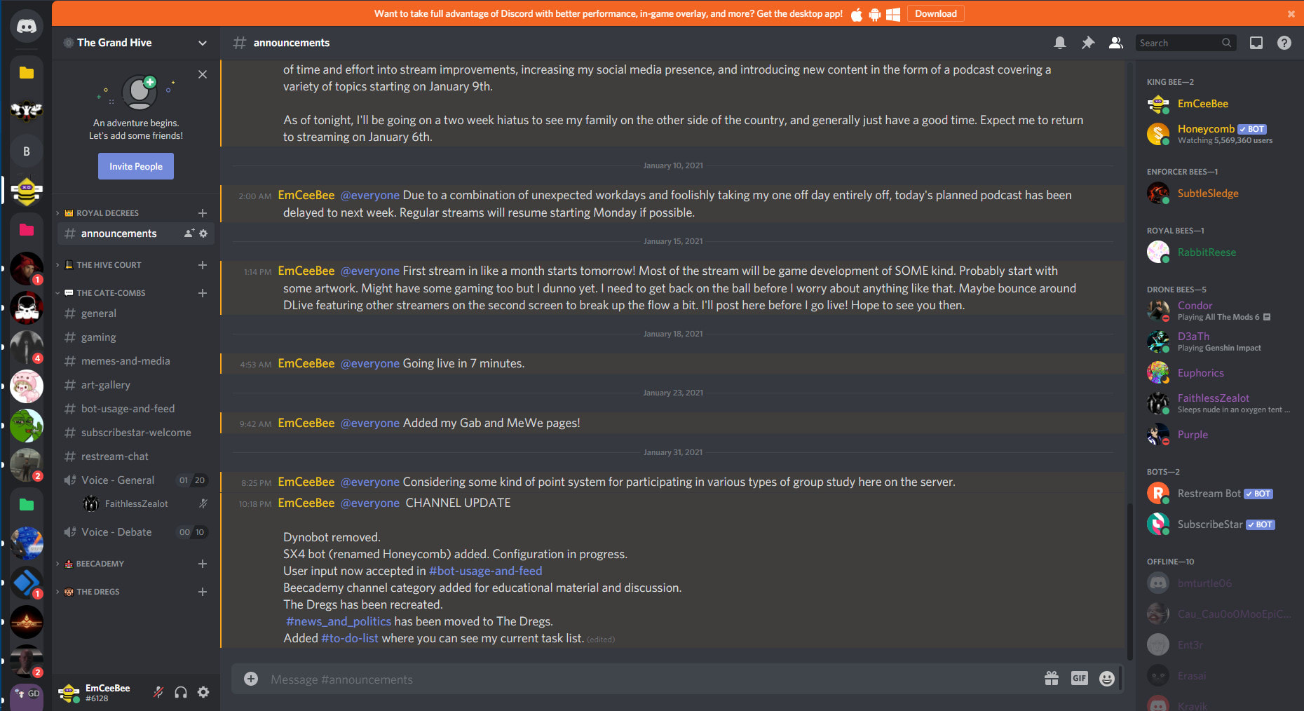 Discord Server Organisation Concepts R/discordapp atelieryuwa.ciao.jp