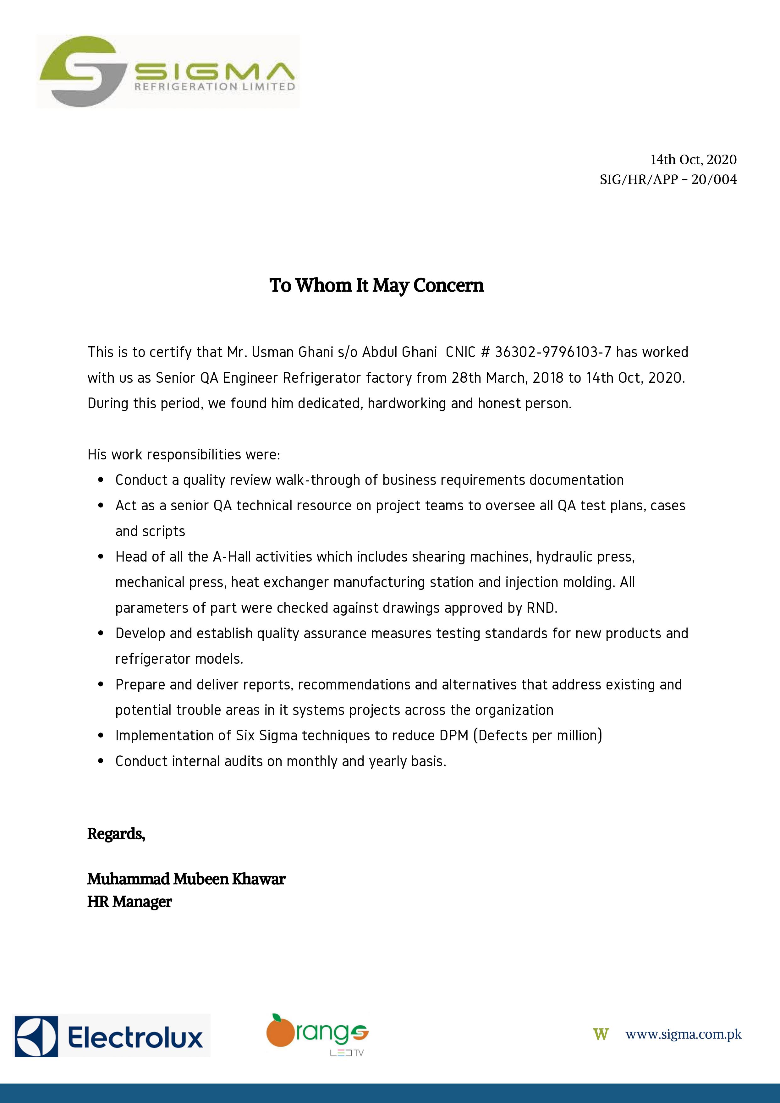 How To Create A Work Experience Letter - Infoupdate.org
