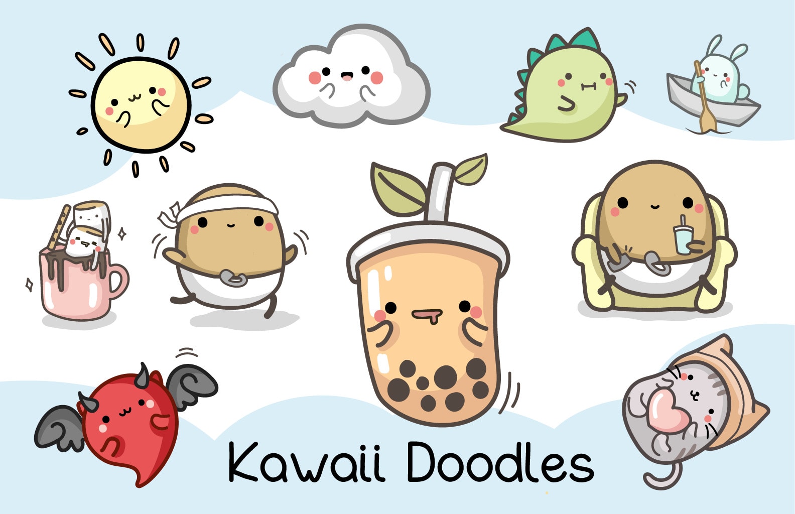 How to Draw Cute (KAWAII) Characters 