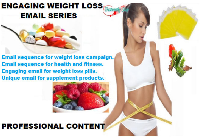 Write effective fitness and weight loss sales letter for email