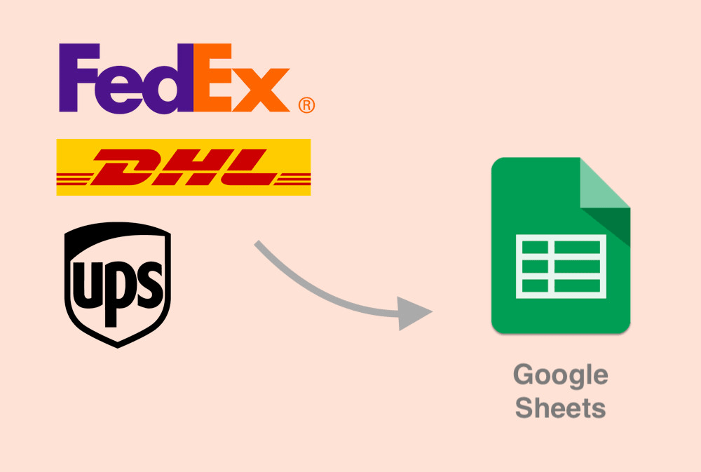 Track DHL shipments in Google Sheets - NoDataNoBusiness