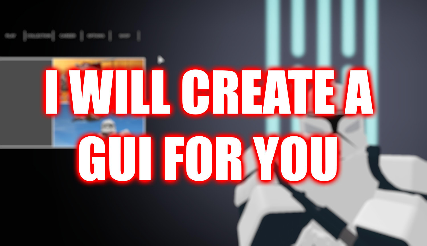 Create a professional roblox gui for you by Snowy1500