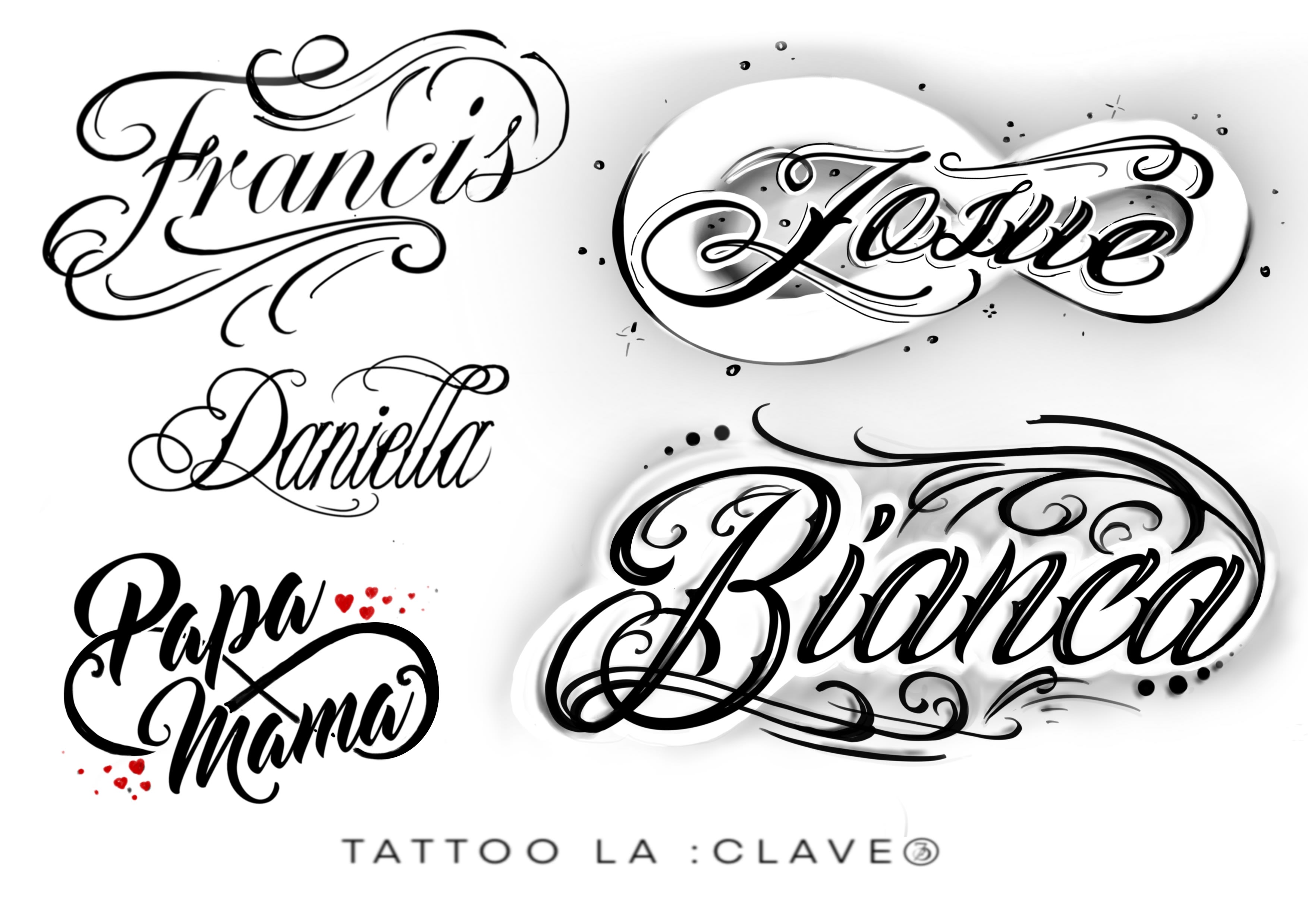 Diseñaré nombres para tatuaje by Yurik73