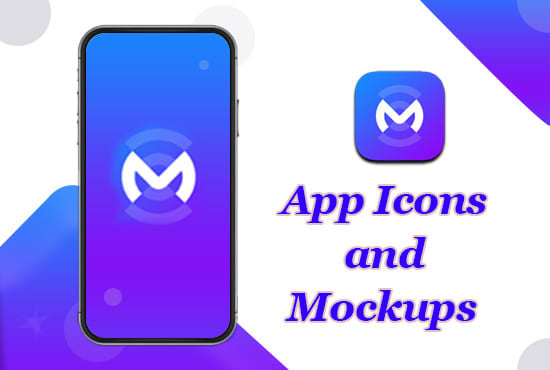 Download Design Mobile App Icons And Mockups By Hajiusmanakbar Fiverr