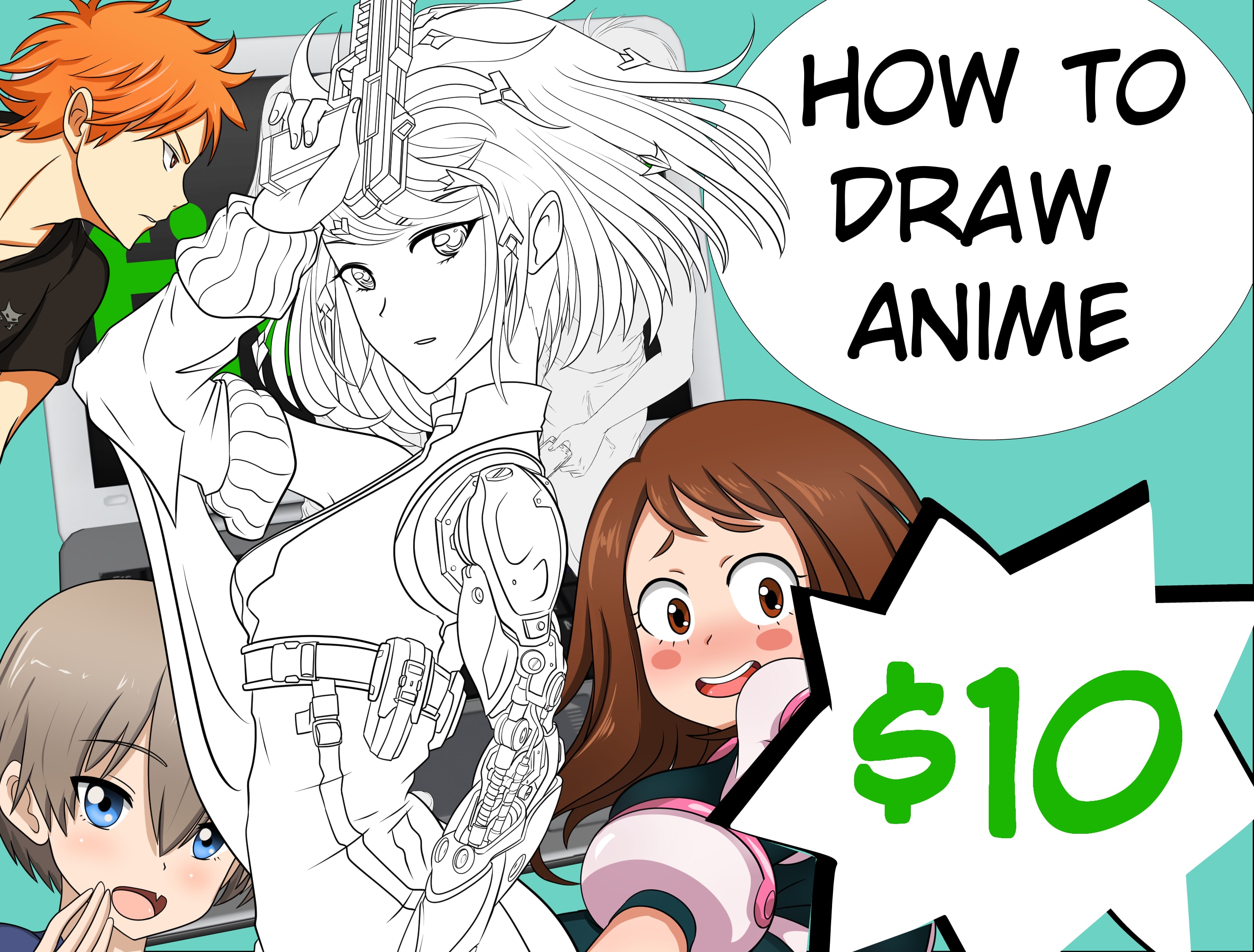 Teach you how to draw anime online by Joesketch | Fiverr