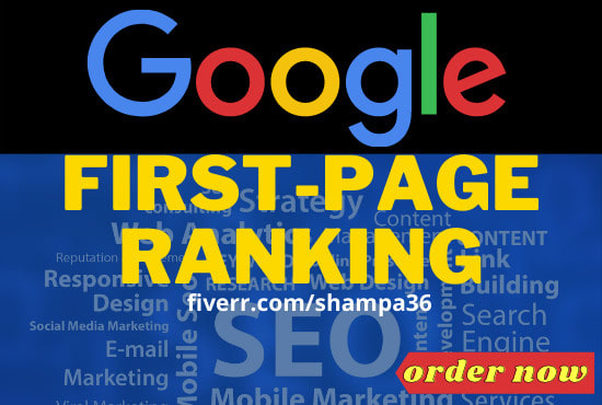 Rank your website in google first page by Shampa36 Fiverr - Main Image