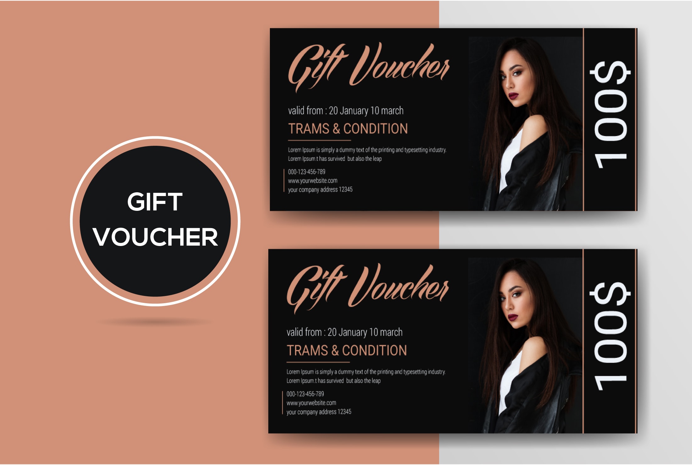 gift certificate design