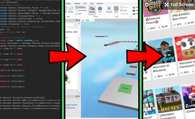 Script Or Building Anything On Roblox By Davidmigliore90 Fiverr - how to make roblox fullscreen