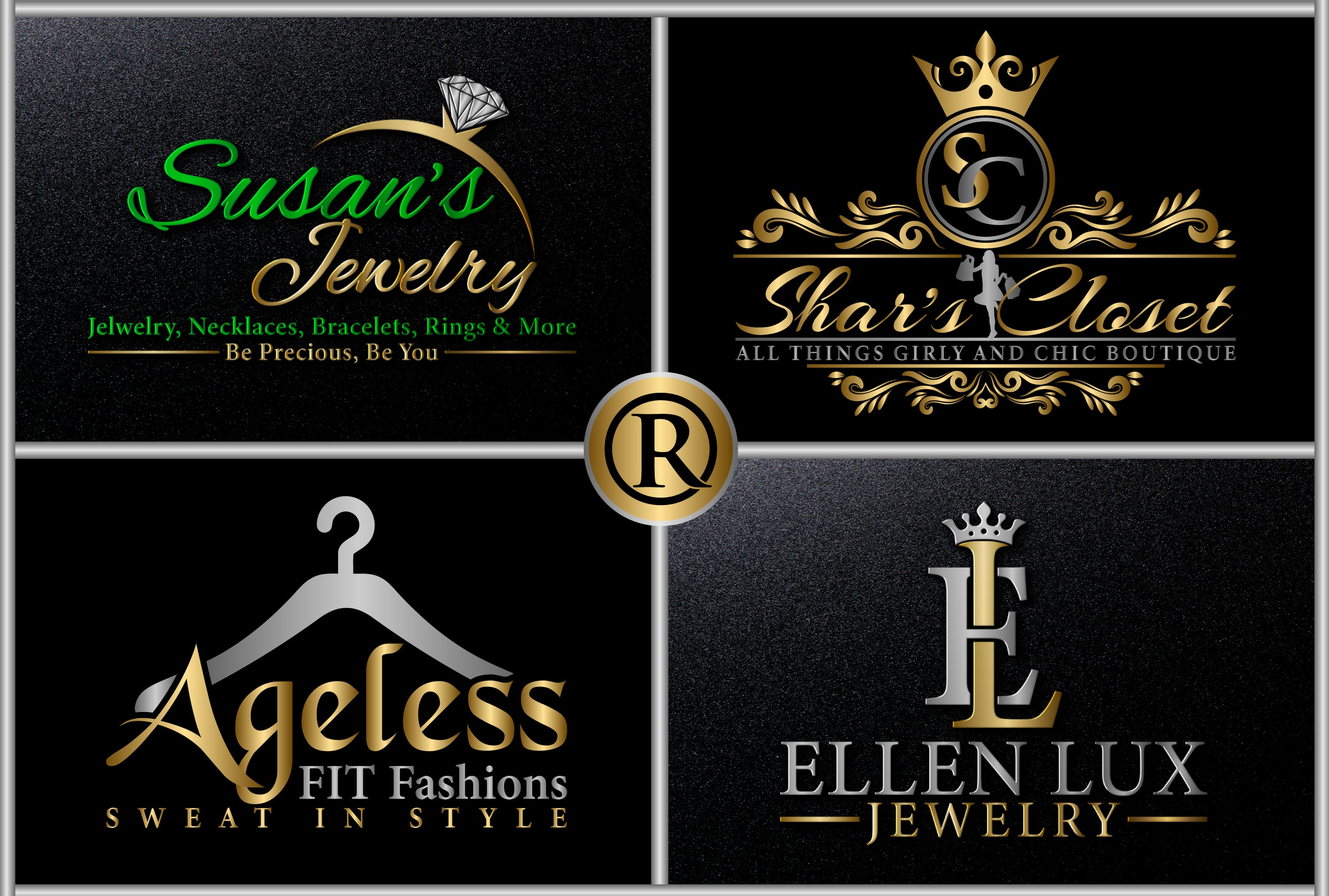 Competitive Price Elegant Customized Brand Logo Luxury Boutique