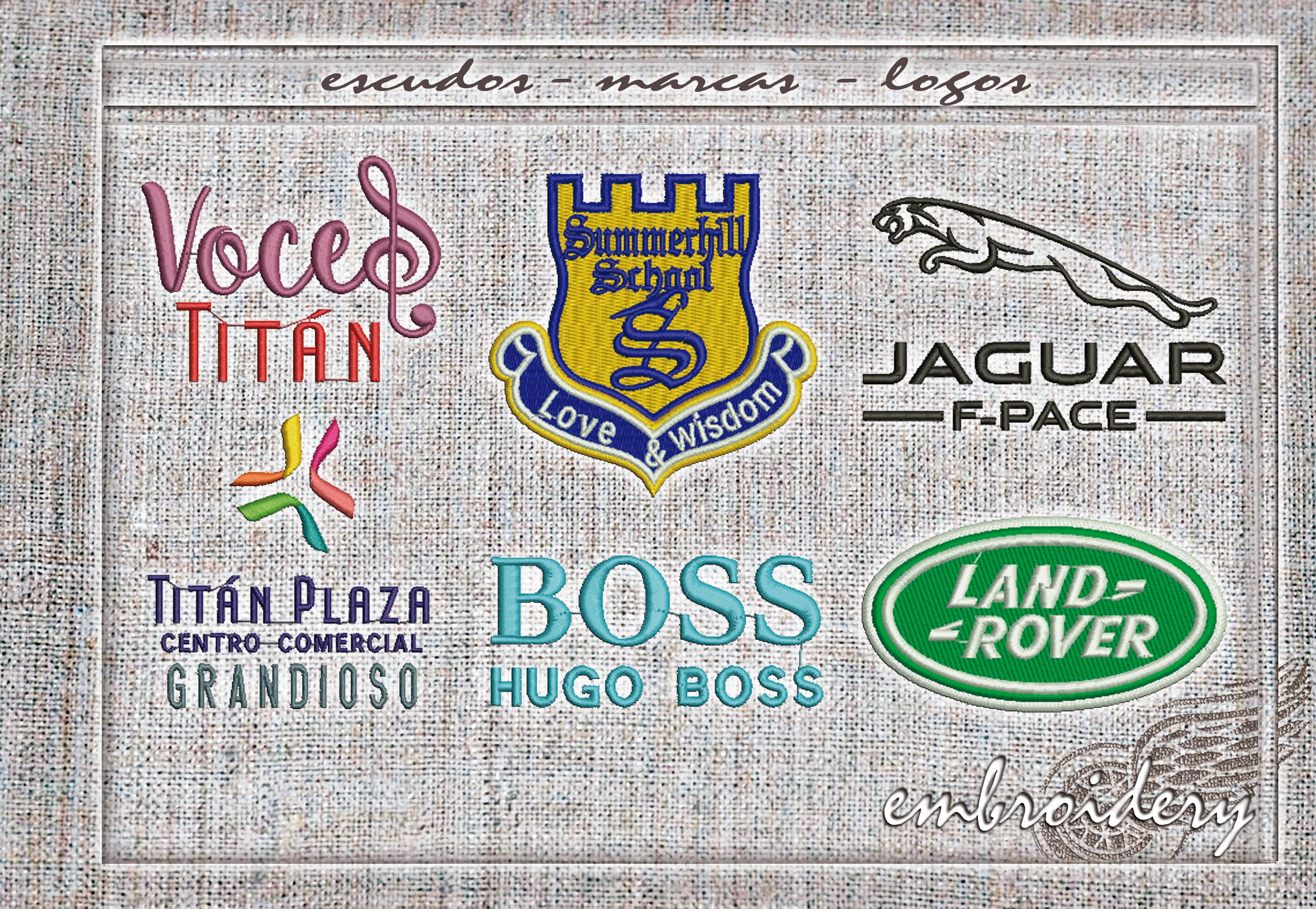 Logos Bordados Logos Para Bordar Digitalizar Un Logo Para Bordado