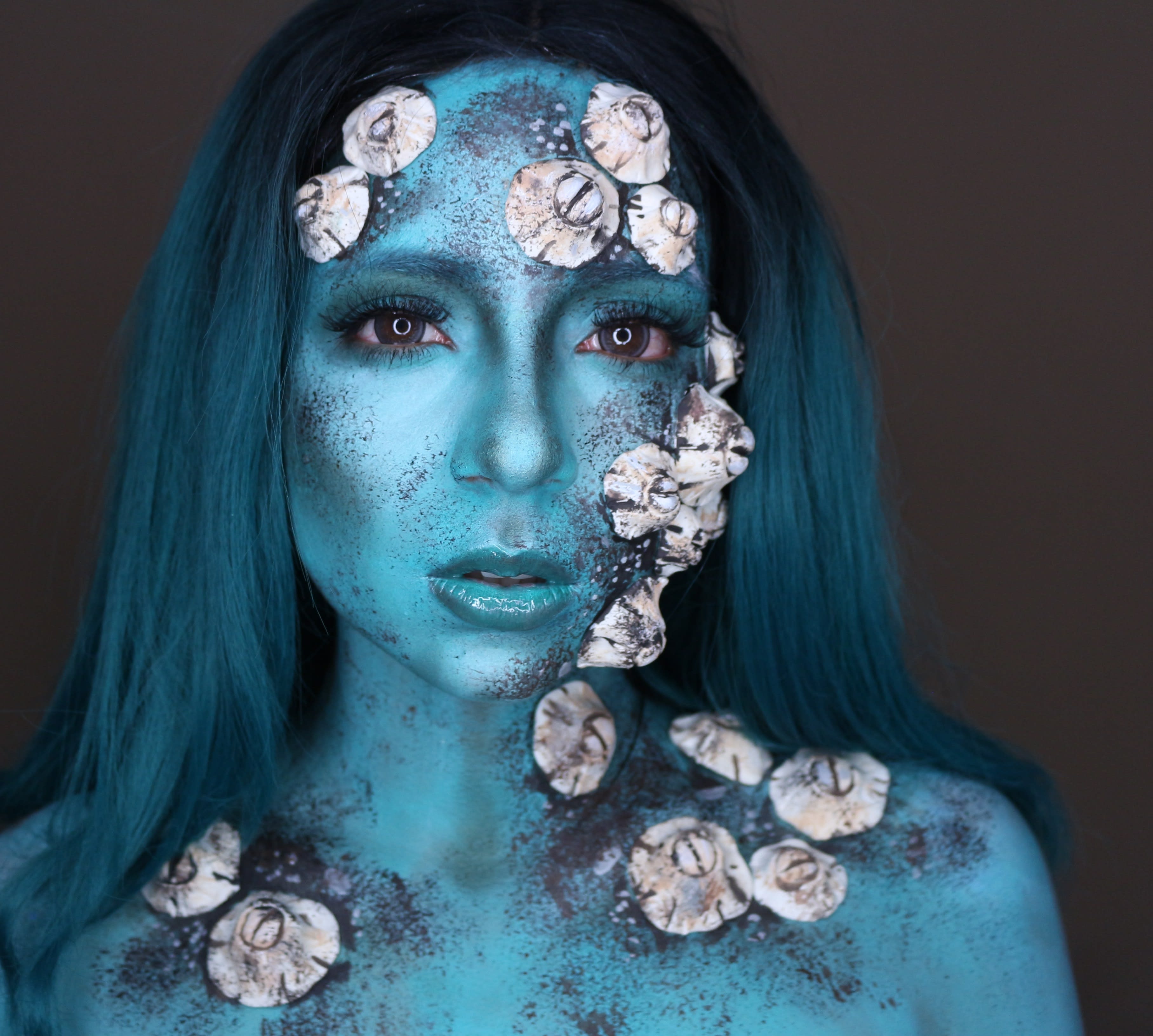 Blue Girl SFX & Face Paint Makeup Tutorial - Reallymili 