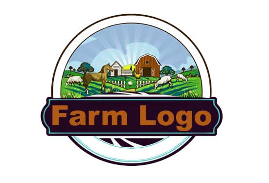 idées de conception de logo de ferme