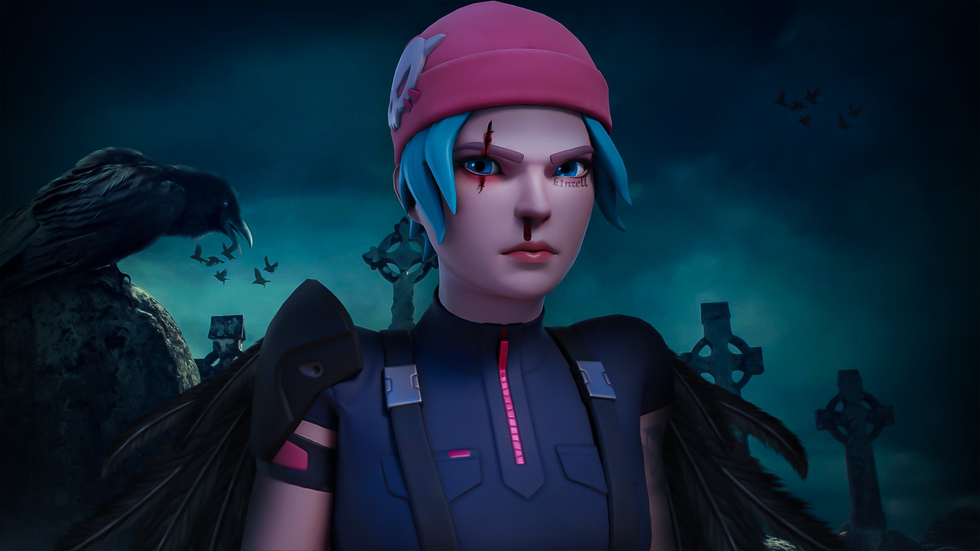 3d Model Skin Wildcat Fortnite Wildcat Fortnite Skin Thumbnail