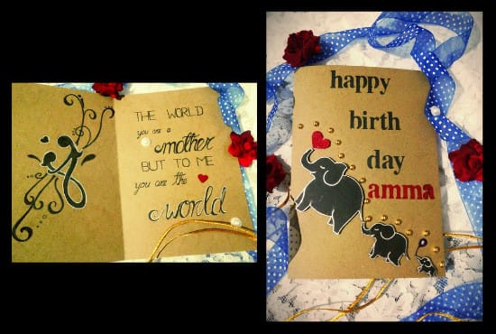 Make Creative Hand Made Greeting Cards By Sudath 100 Fiverr