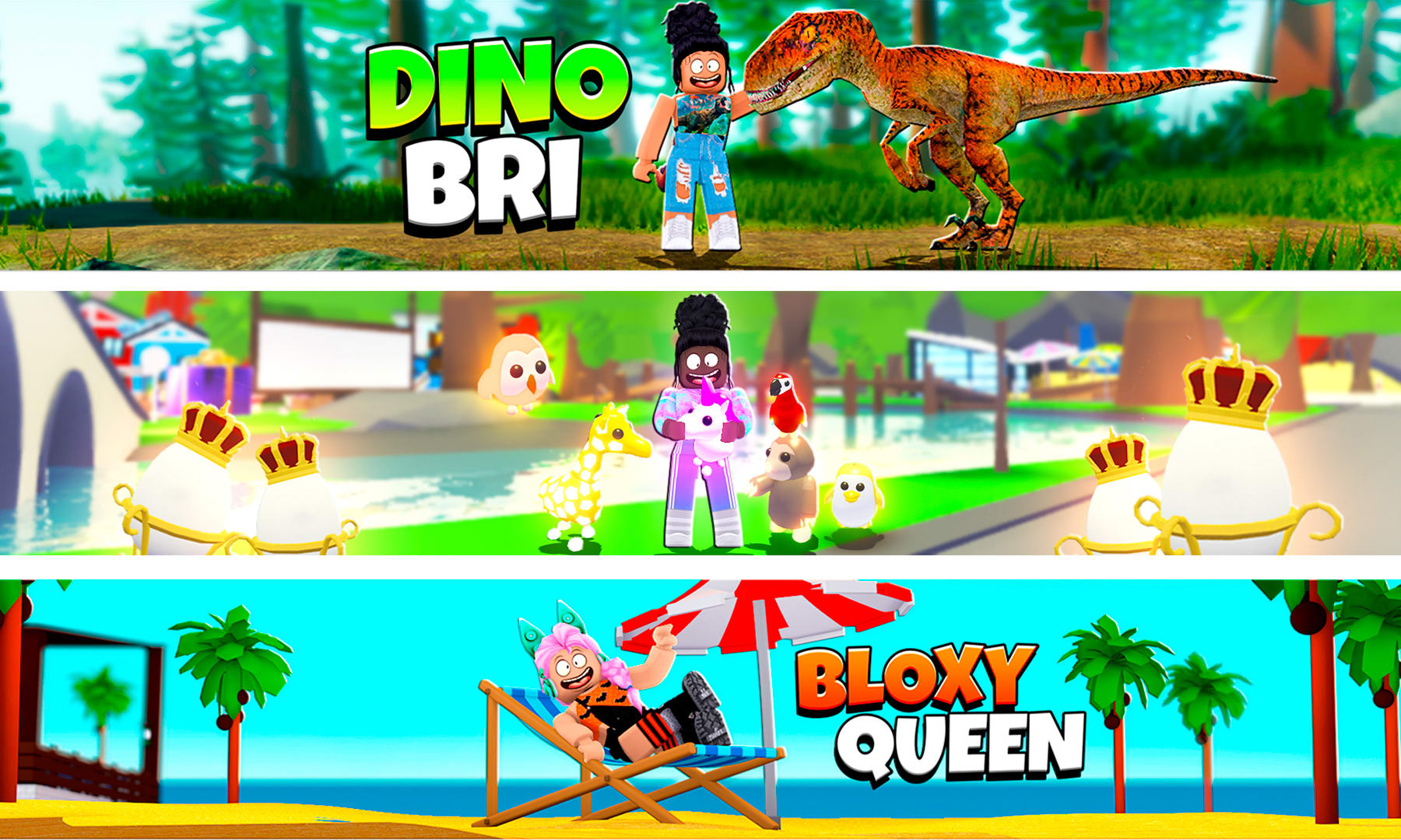 Create a great roblox banner for your or twitter by