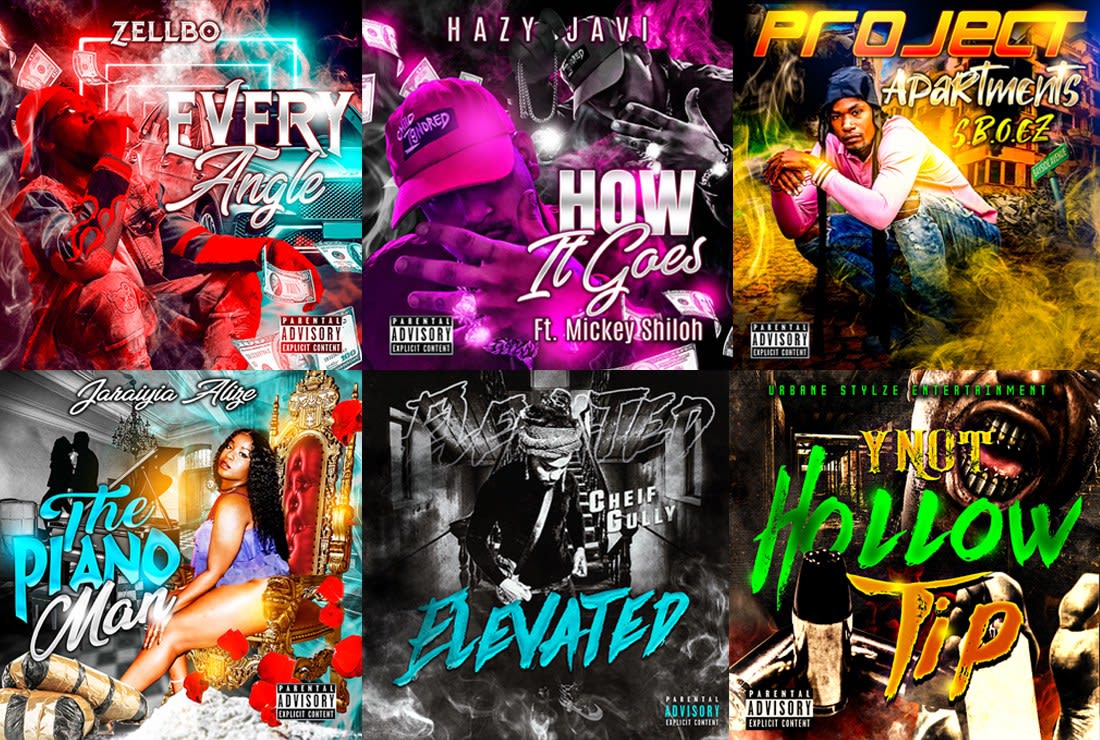 designing dope mixtape cover, album cover and single cover art