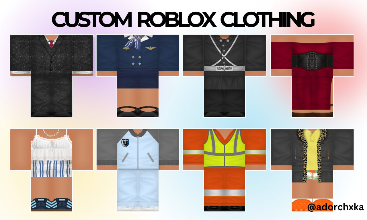 Design roblox clothing for you by Adorchxka Fiverr