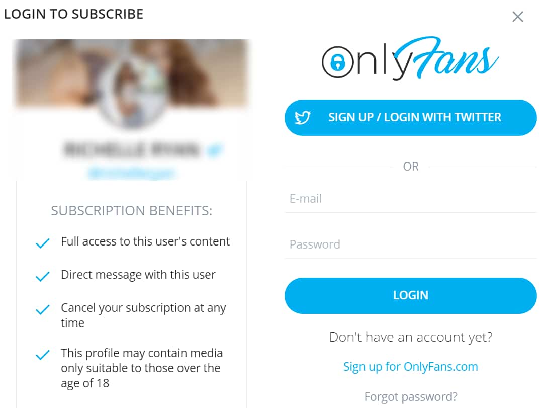 How to cancel a subscription on onlyfans