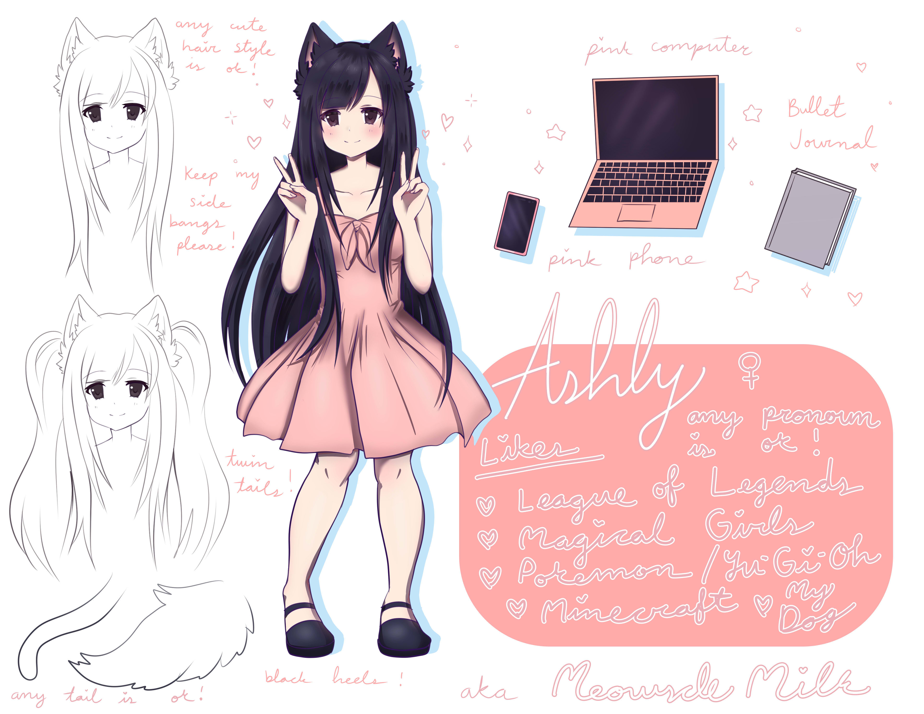 Draw Cute Reference Sheet For Your Character Or Ocs By Meowsclemilk Fiverr