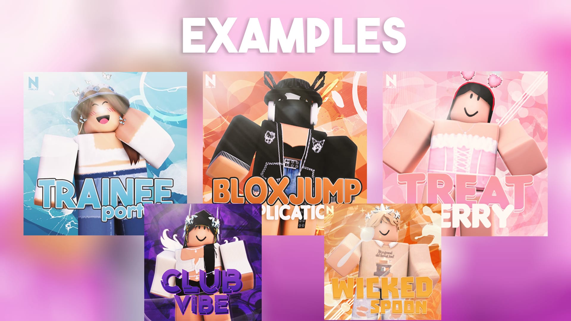 10 FREE GFX INTRO TEMPLATES For Boys And Girls! *No Text*, Credits Needed, Roblox
