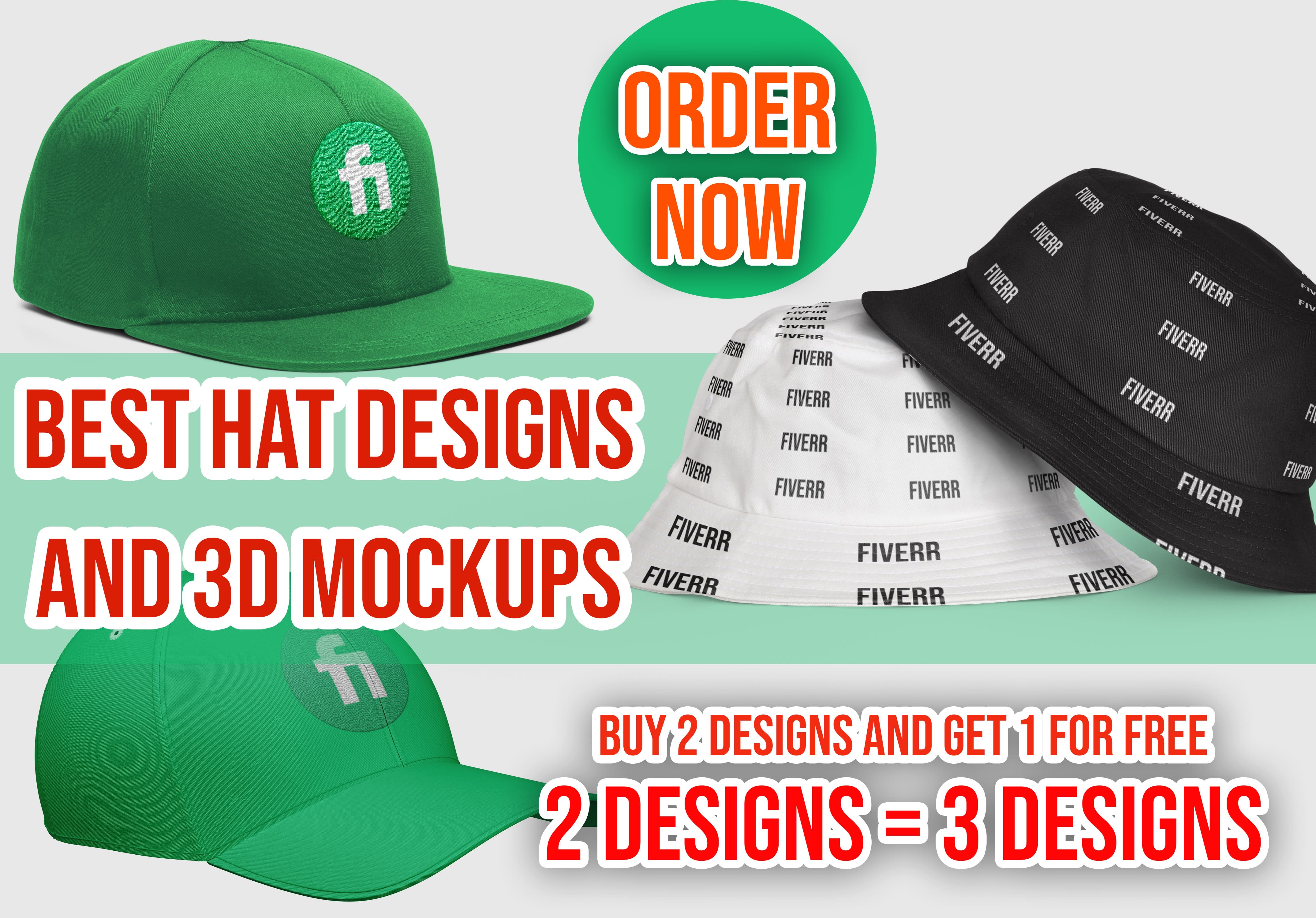 Download Create The Best Hat Design With 3d Mockups In 24 Hour By Oussdesign01 Fiverr